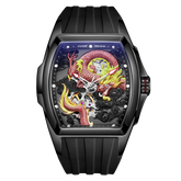 Mens Reef Tiger RGA3061 Luxury Red Automatic Skeleton Dragon Watch - Best Watches for Sale